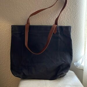 Madewell blue medium canvas tote
